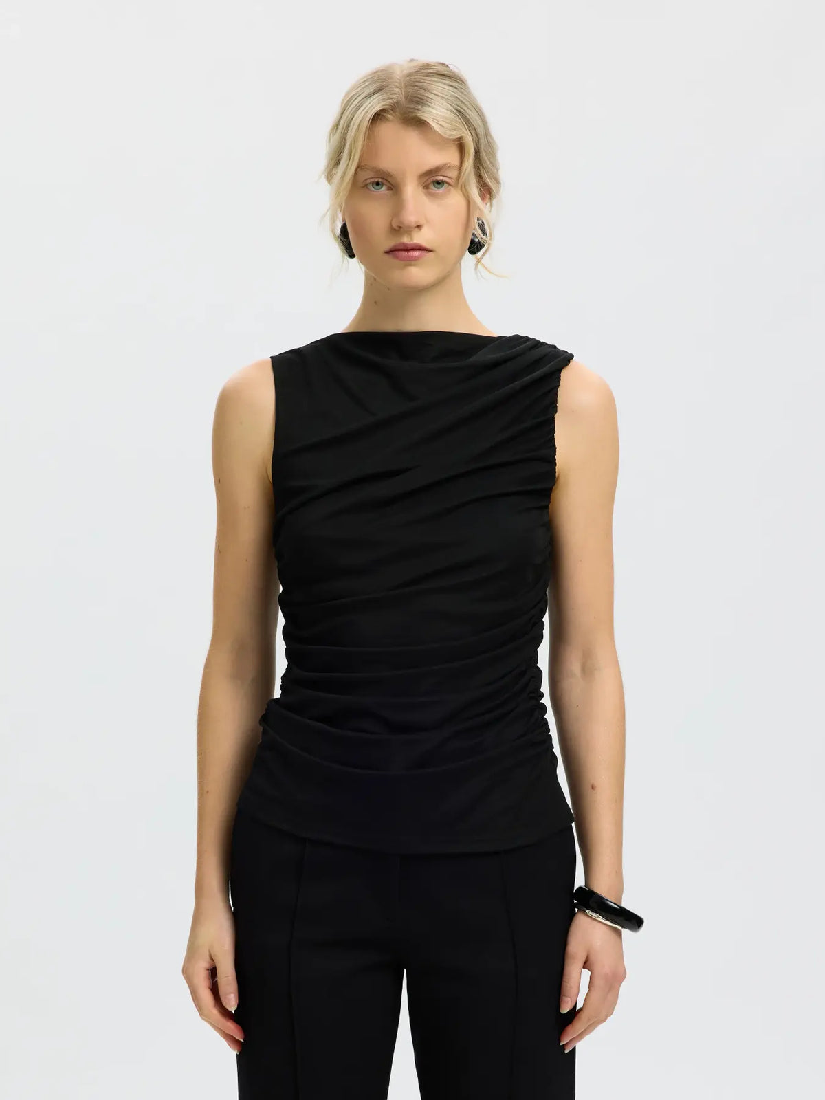 SLWMIRA Fitted Top - Black