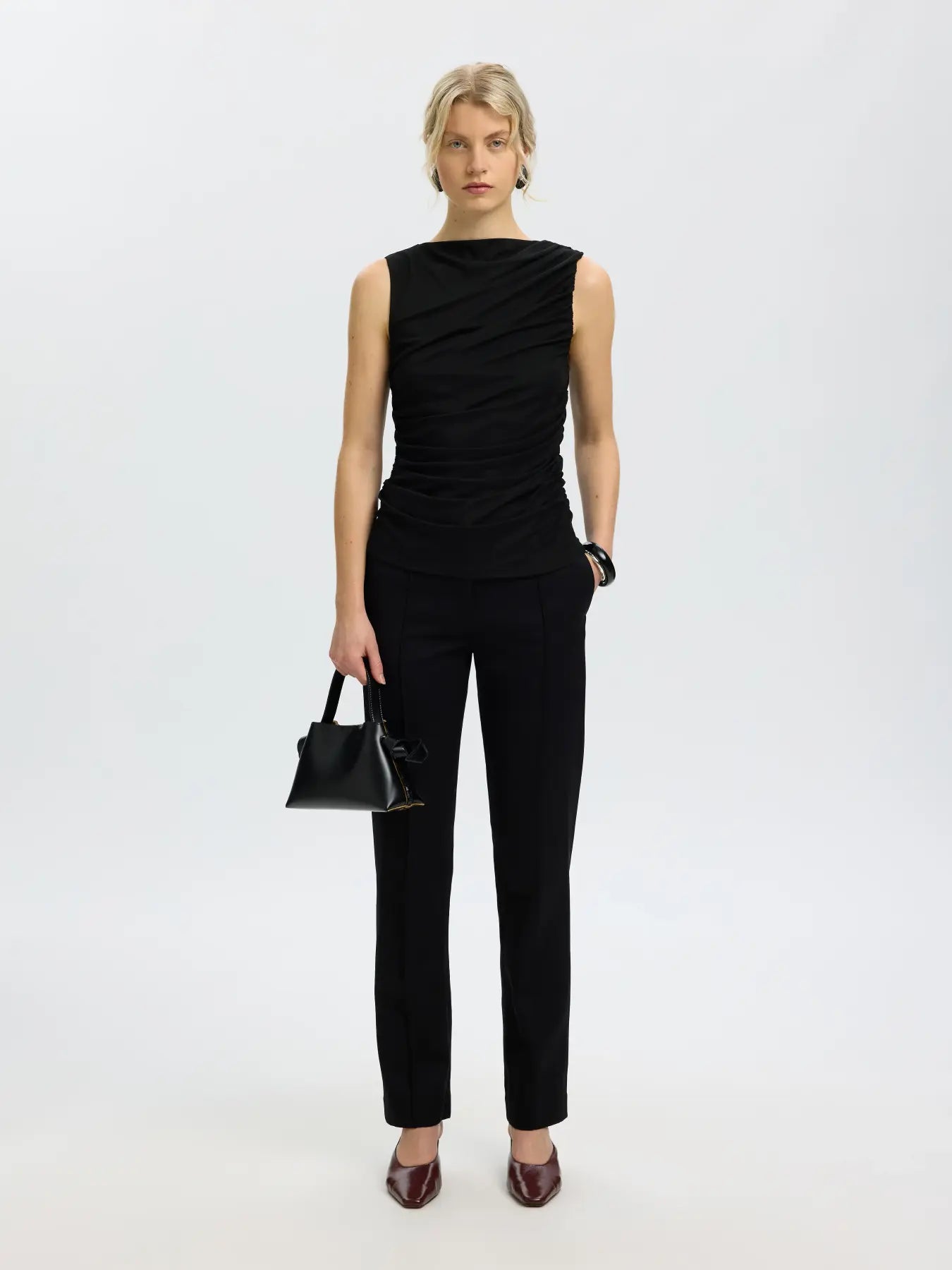 SLWMIRA Fitted Top - Black