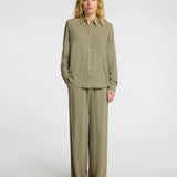 SLFVIVA-GULIA HW Long sun pants Vetiver