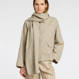SLFPAMINA Scarf Jacket FOSSIL