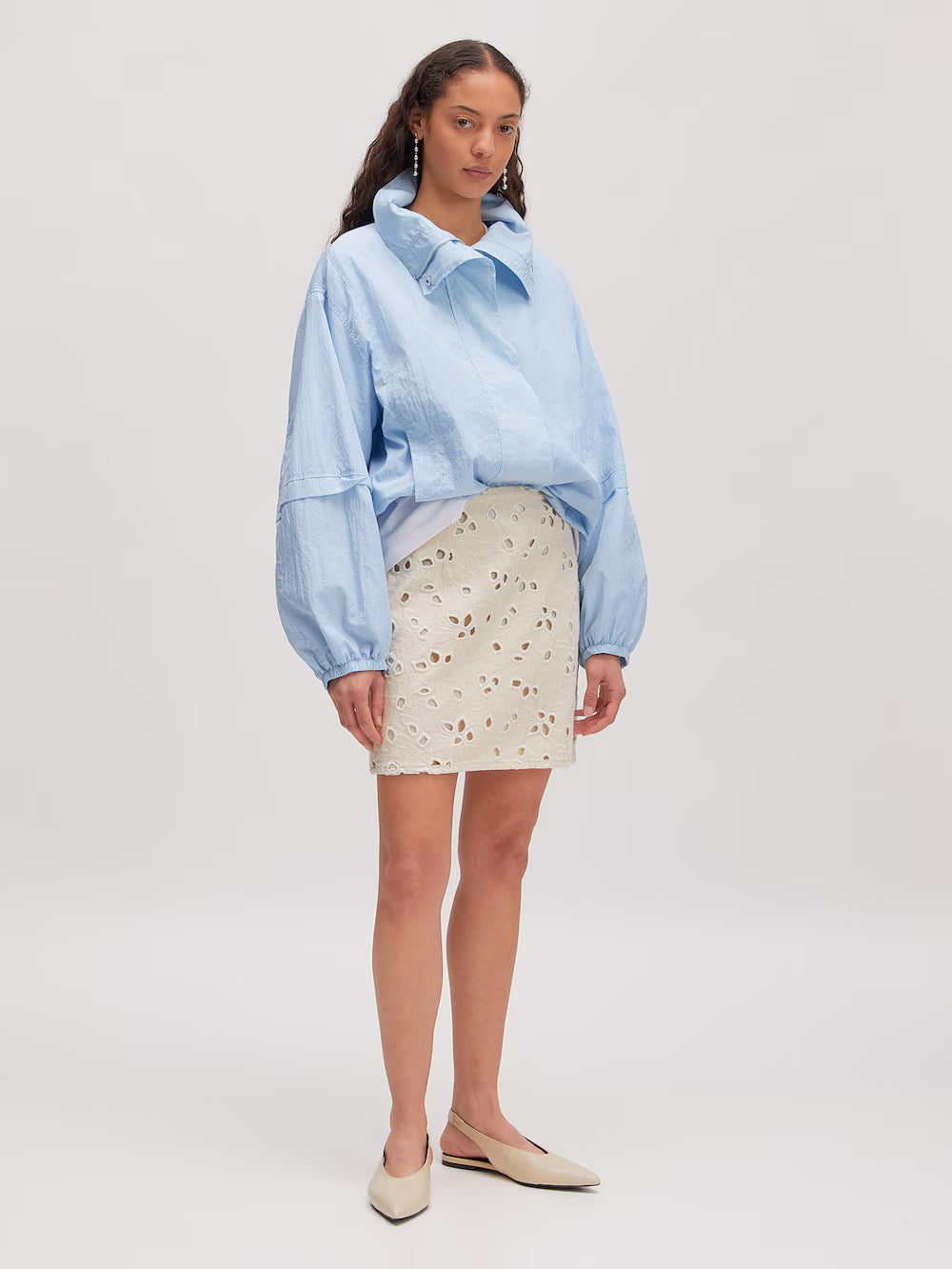 JOSIE denim skirt ECRU