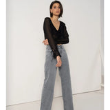 CELINE Jeans Wide Cut GREY