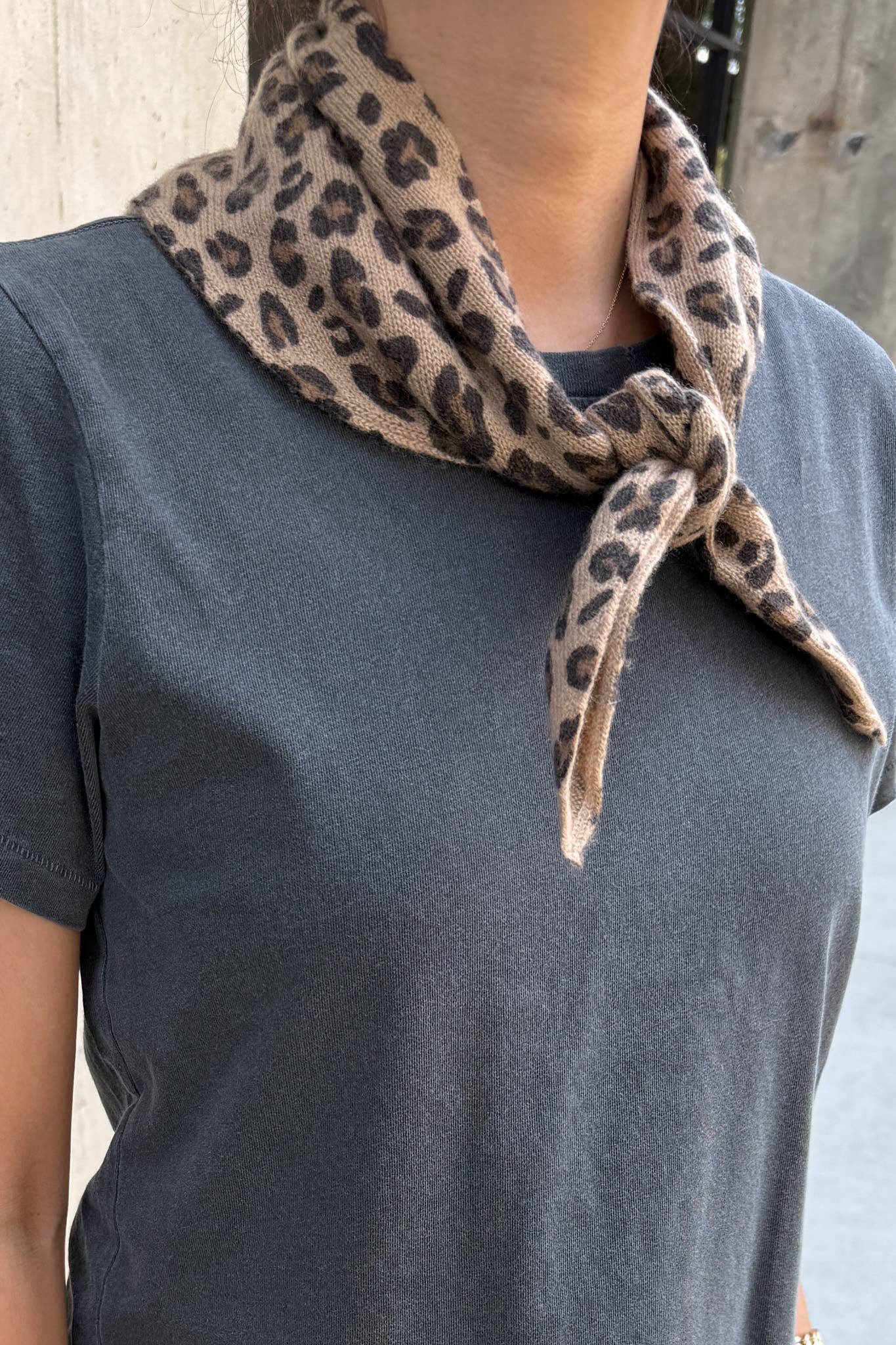 BANDANA Cashmere - Leopard