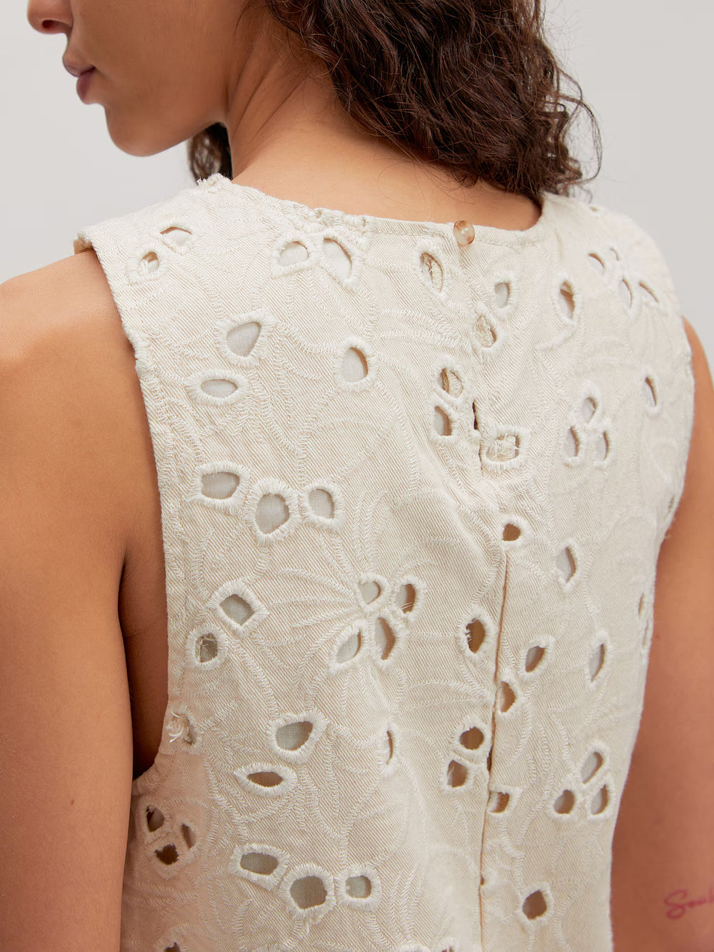 NICKY demin dress BEIGE