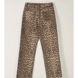 LEA Straight Ankle Jeans LEOPARD