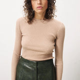 ELIEN Croco skirt KAKI