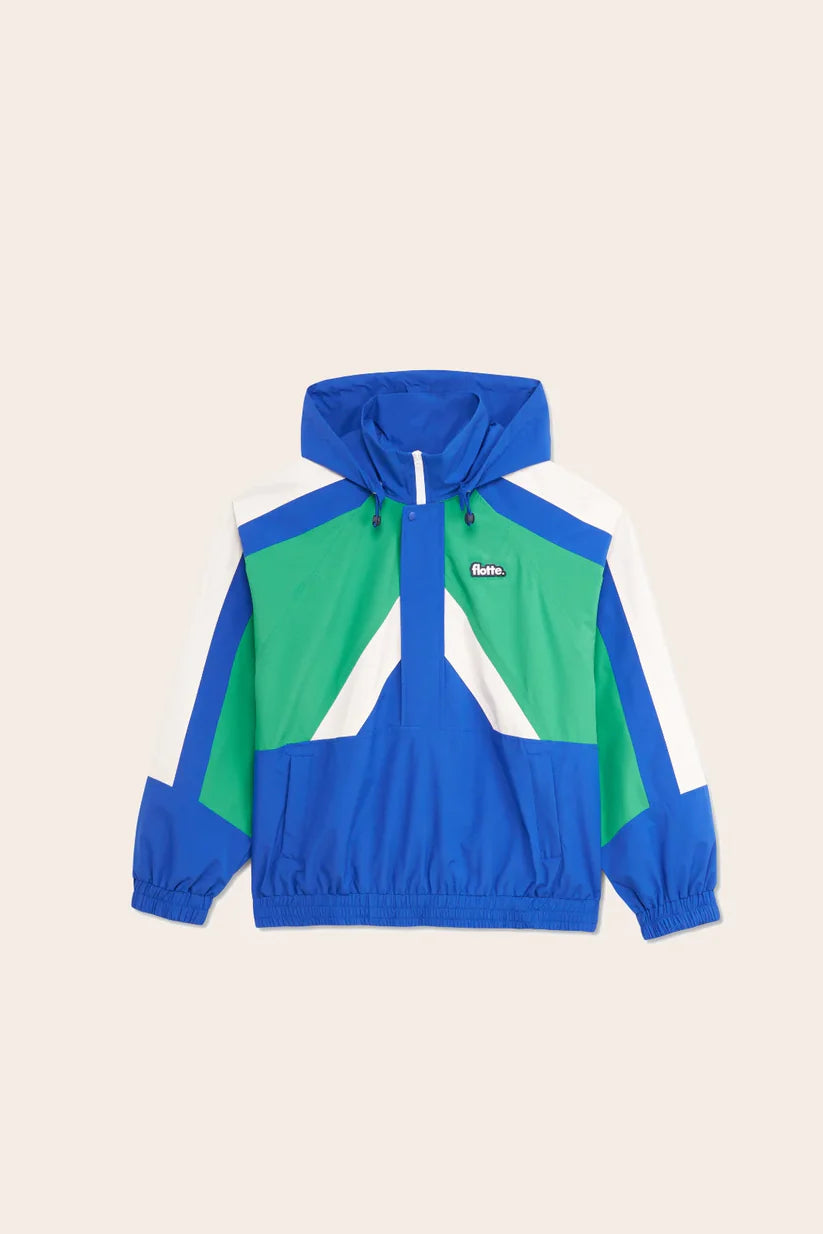 ABBESSES Raincoat Tricolore - Bleu Roi