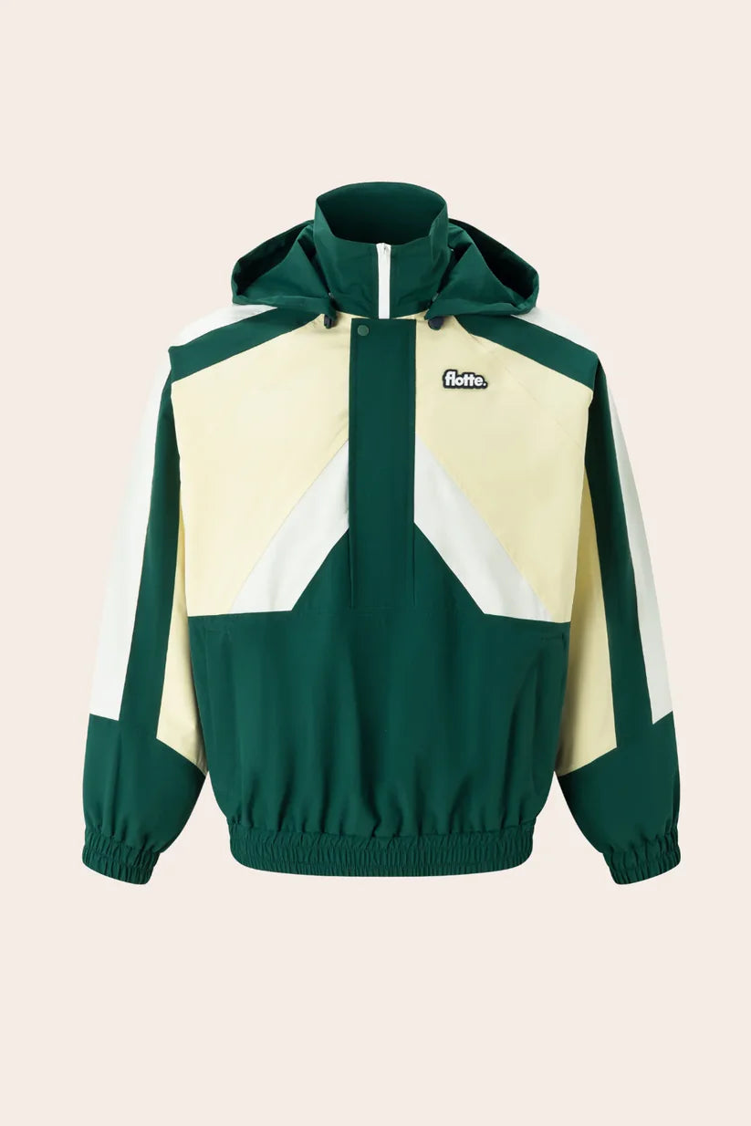 ABBESSES Raincoat Tricolore - Sapin