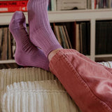 HER Socks mc cotton ORCHID