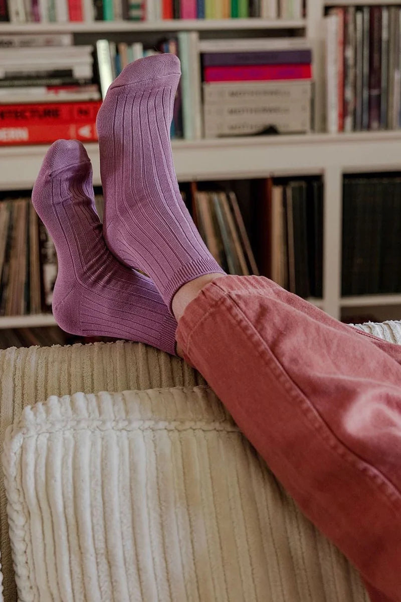 HER Socks mc cotton ORCHID