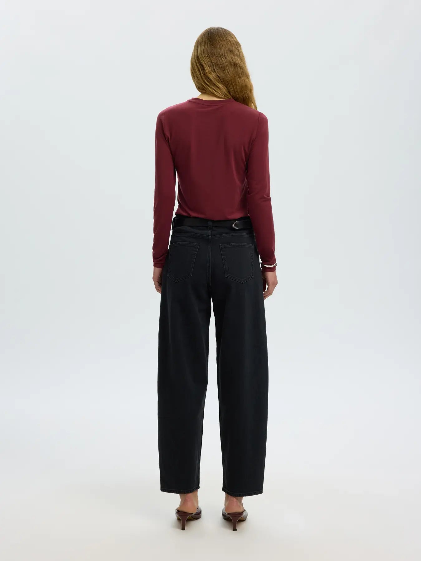 SLWMANJA LS O-neck TAWNY PORT