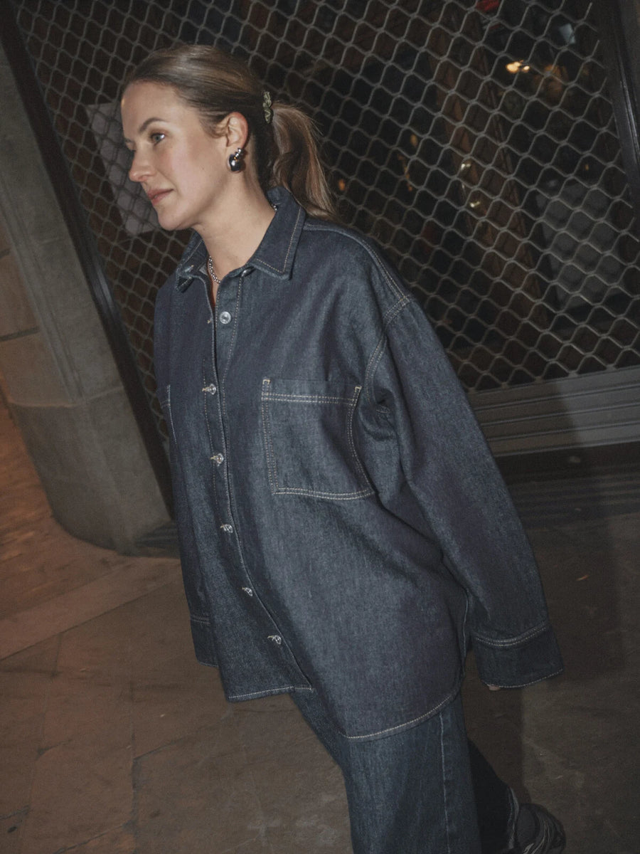 STEVEN Shirt INDIGO DENIM