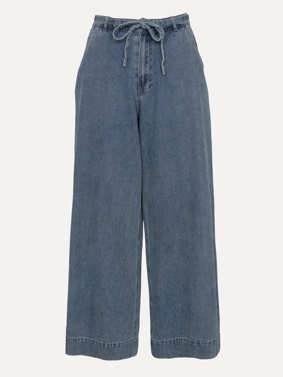 MAYA Wide Leg Jeans BLUE DENIM