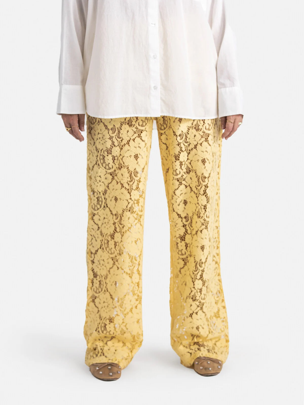 REVA lace trousers BUTTER