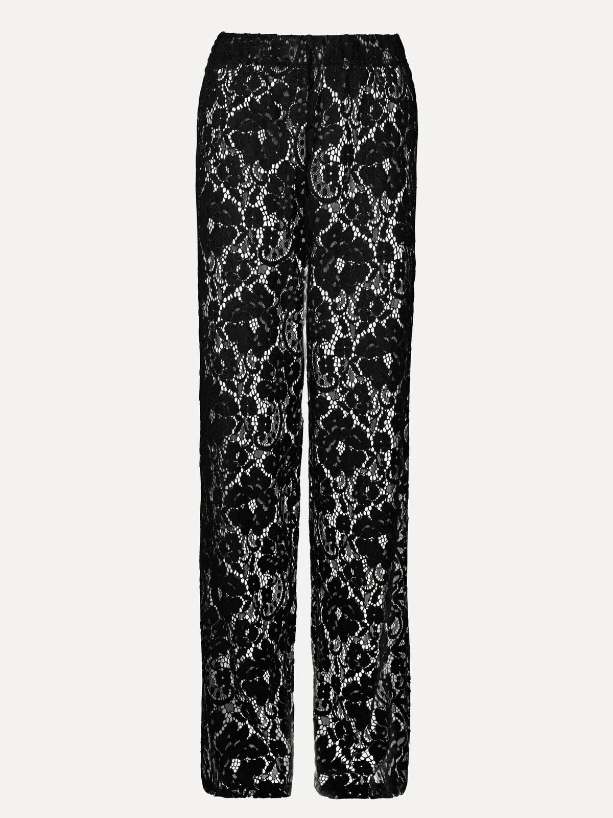 REVA lace trousers BLACK