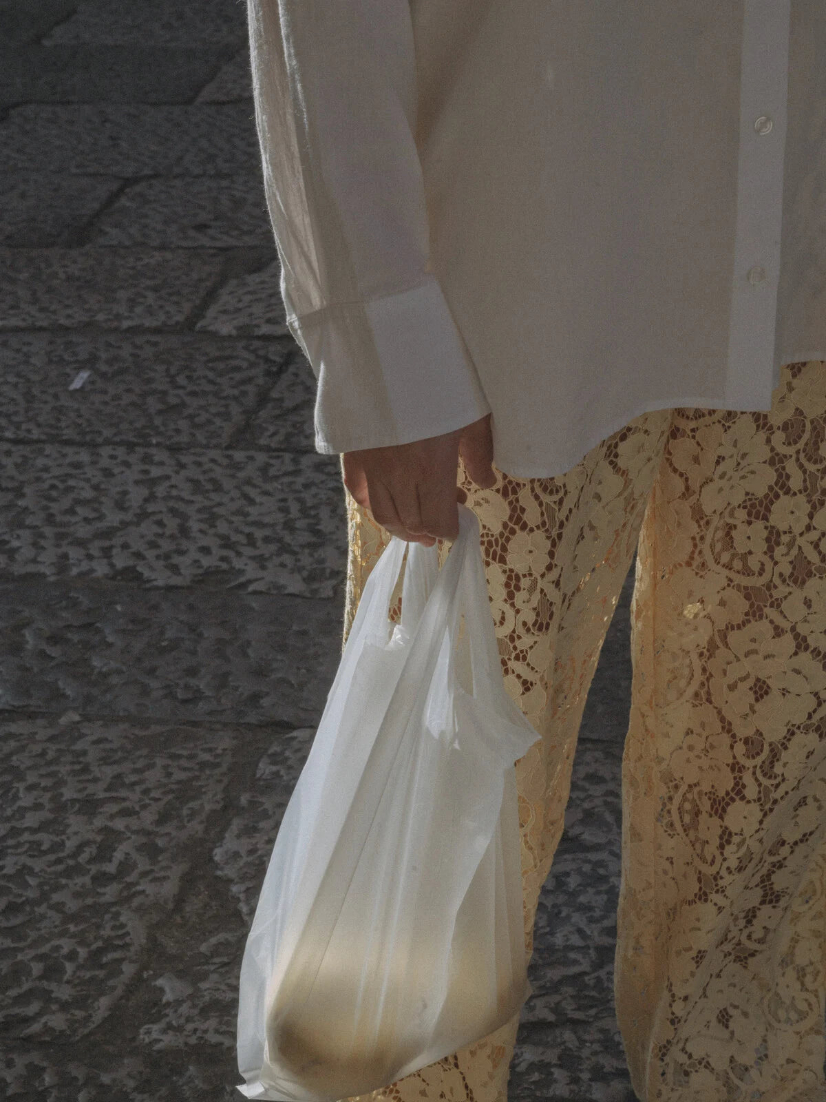 REVA lace trousers BUTTER