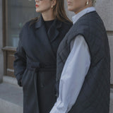 RUFUS Sleeveless quilted jack Black