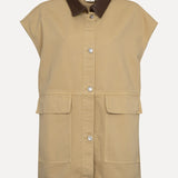 LOA Vest mouwloos Beige