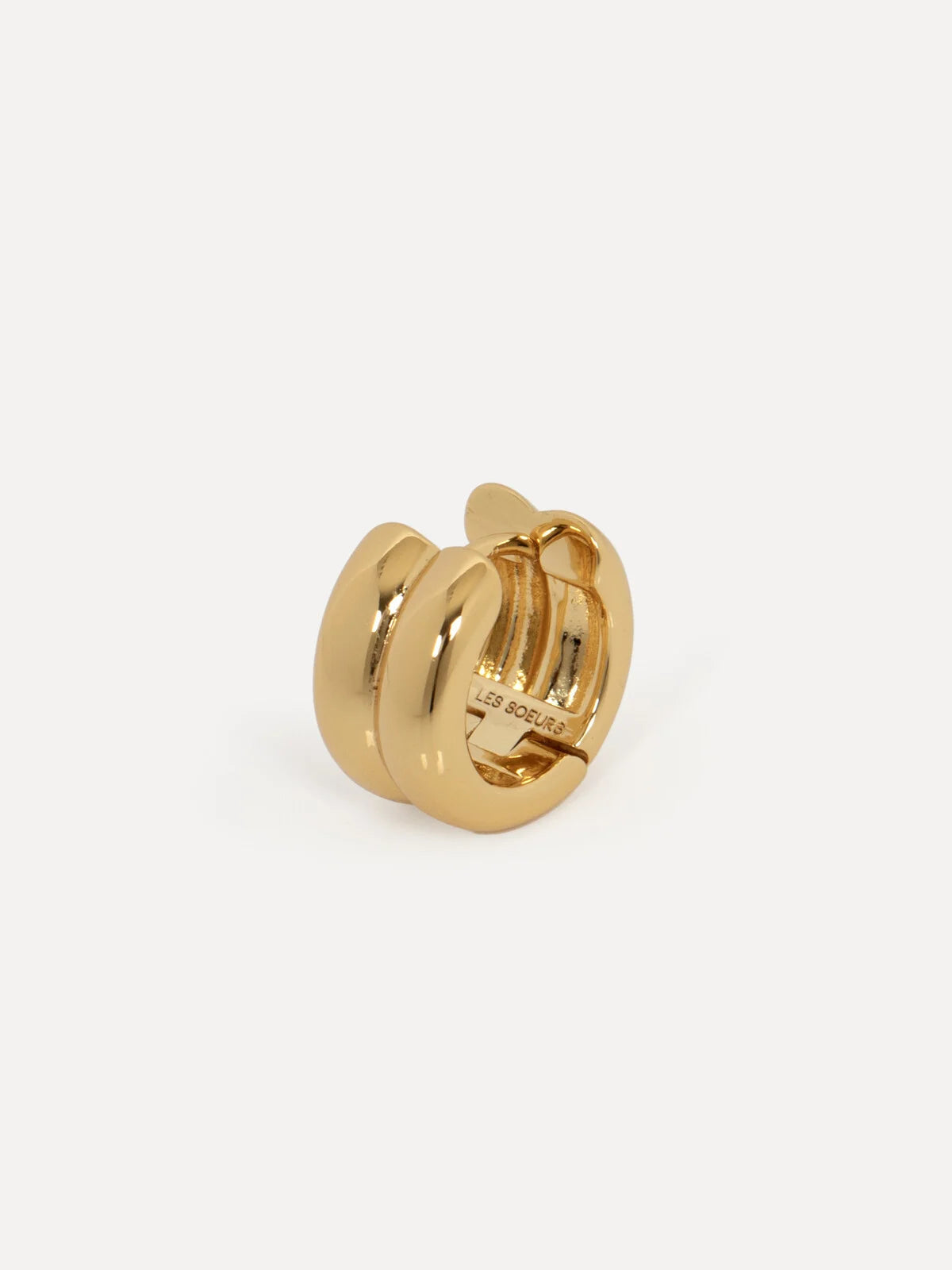FERDI Double Huggie Gold