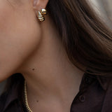 JAZZ Croissant Earring Gold