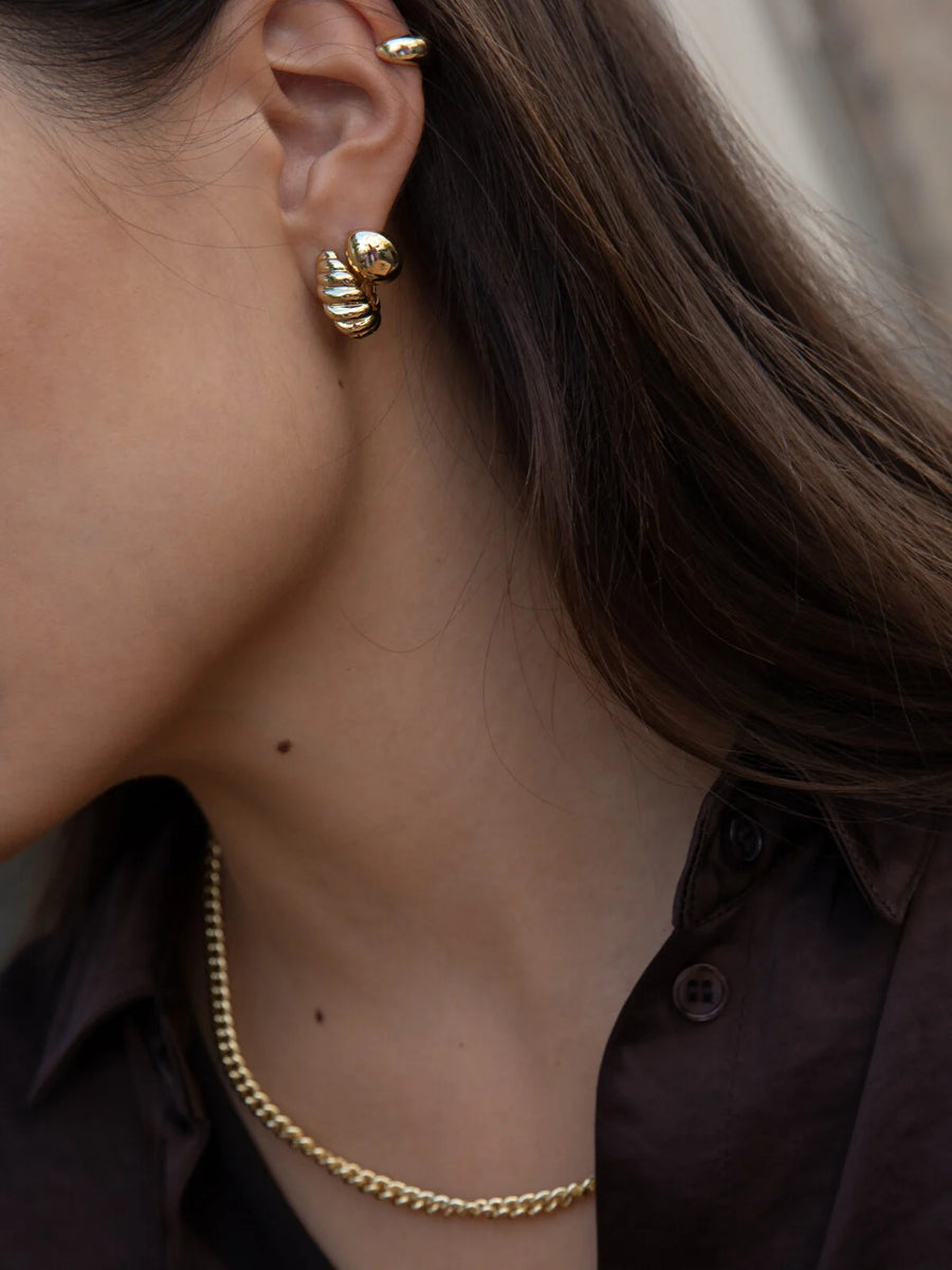 JAZZ Croissant Earring Gold