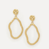 CORINE Flowy Small Earrings Gold