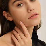 CHLOE Vintage Triple Stone Pink Gold