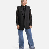 DAISY Sleeveless Blazer BLACK