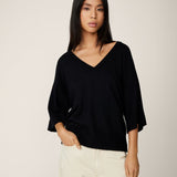 ESLINA Rachelle 2/4 t-shirt BLACK