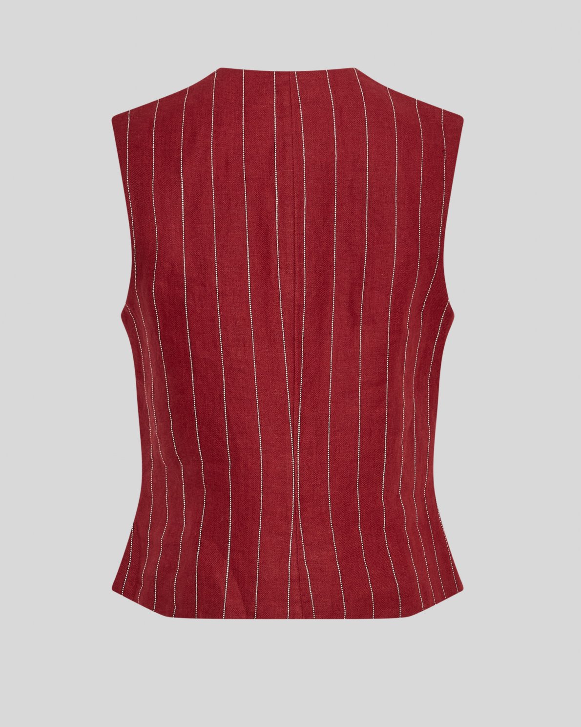 MSCHCLARITTE waistcoat RHUBARB/SAND