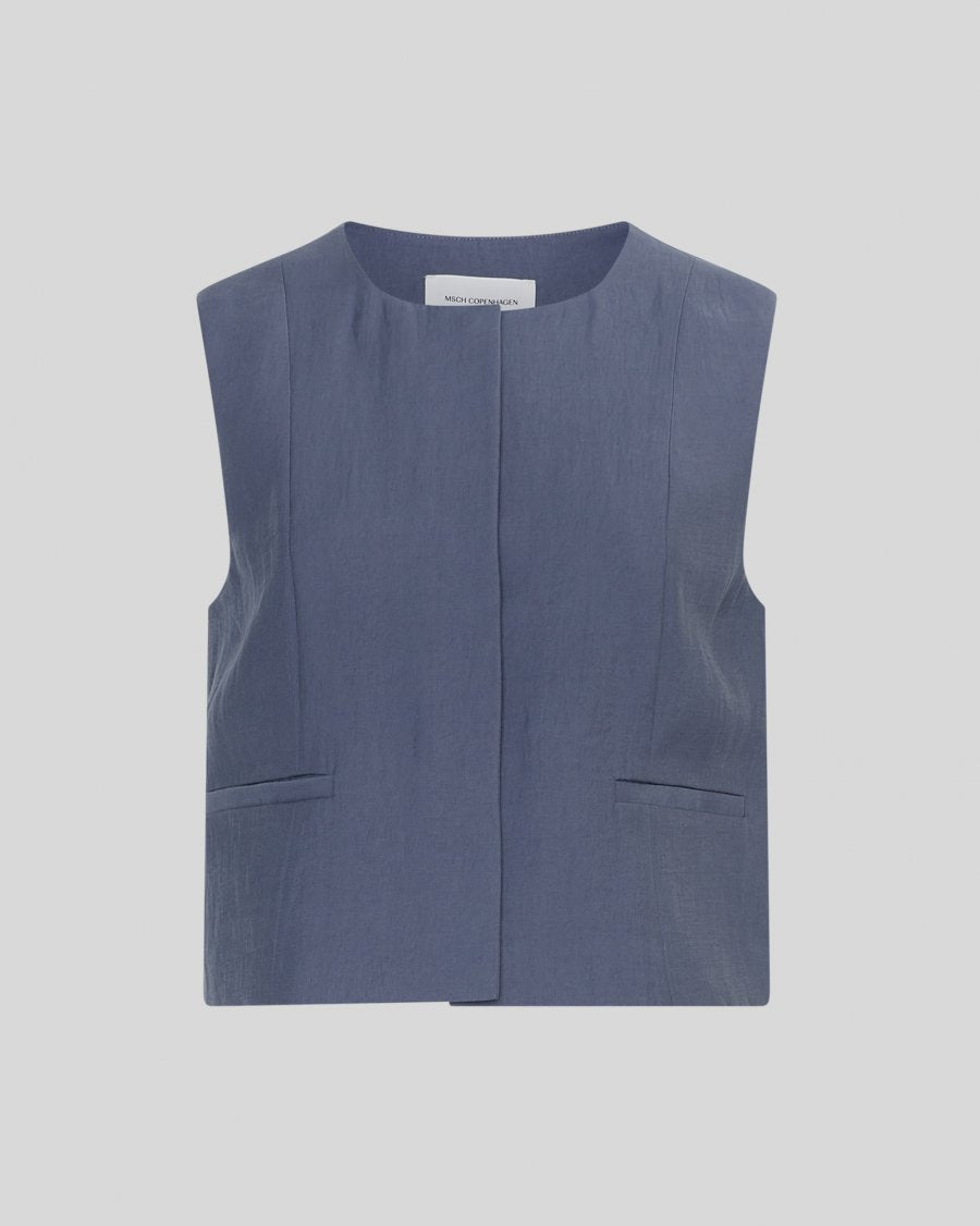 MSCHFRODE Waistcoat - Vintage Indigo