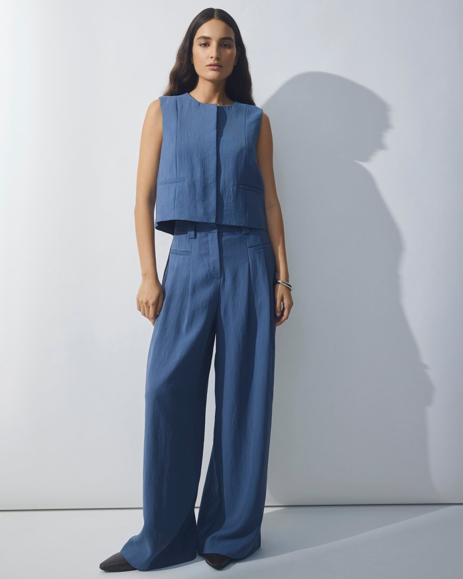 MSCHFRODE Waistcoat - Vintage Indigo