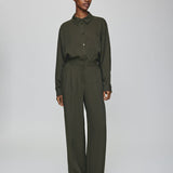 GENETTE HW Pants Forest night