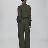 GENETTE HW Pants Forest night