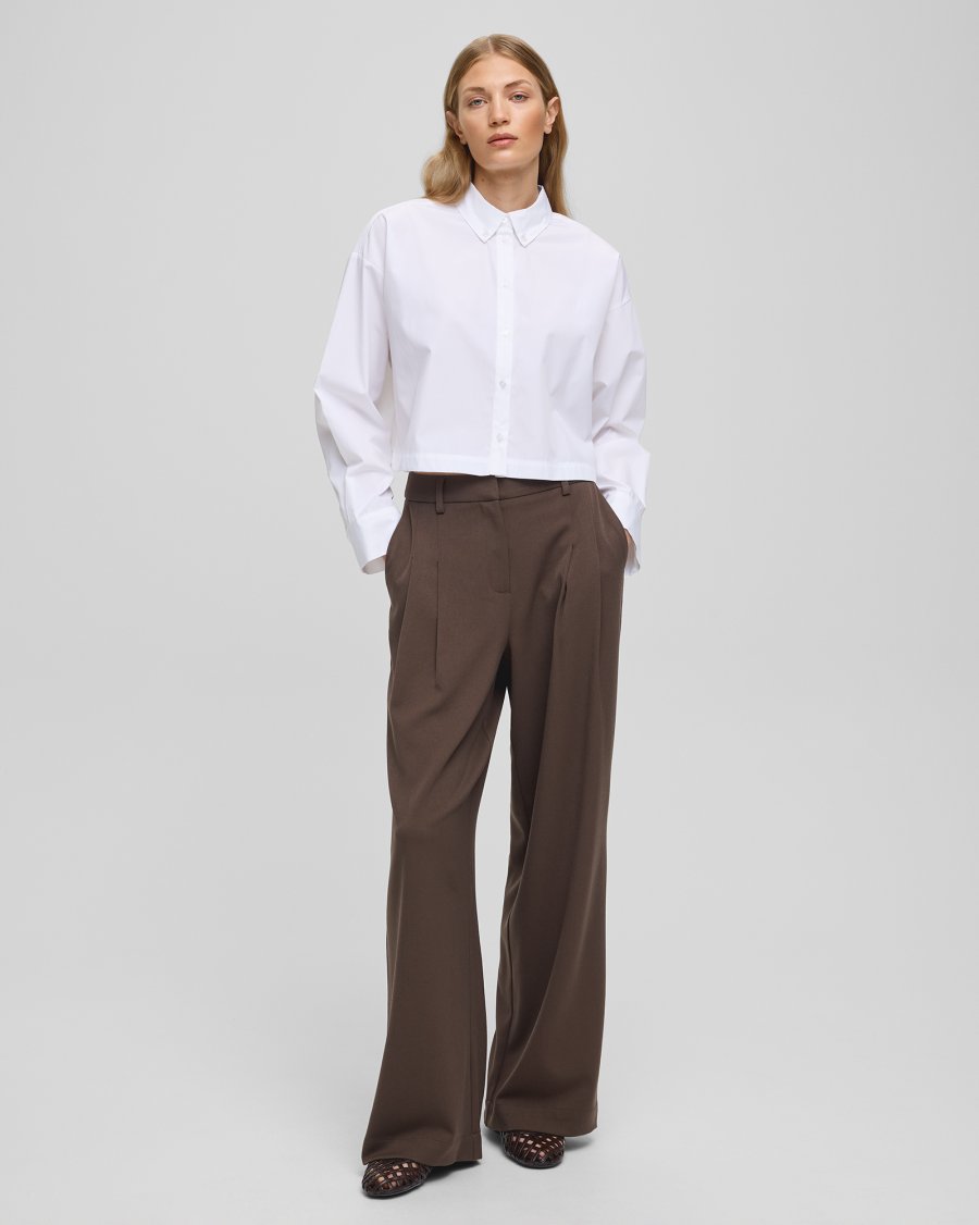 HENRIKA HW Pants - Chocolate