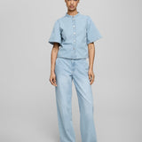 Ingrid Lis HW Wide Jeans BLUE WASH