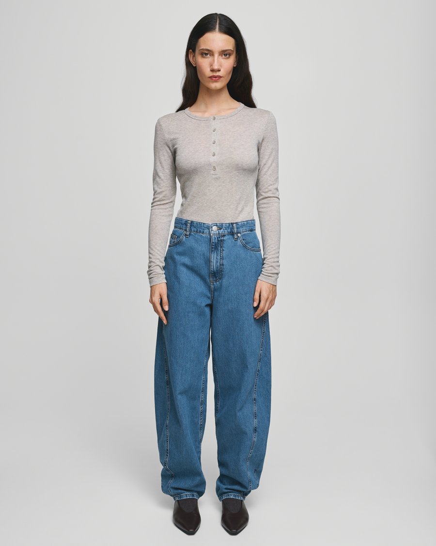 Kobane Lis Barrel - Mid Blue Wash