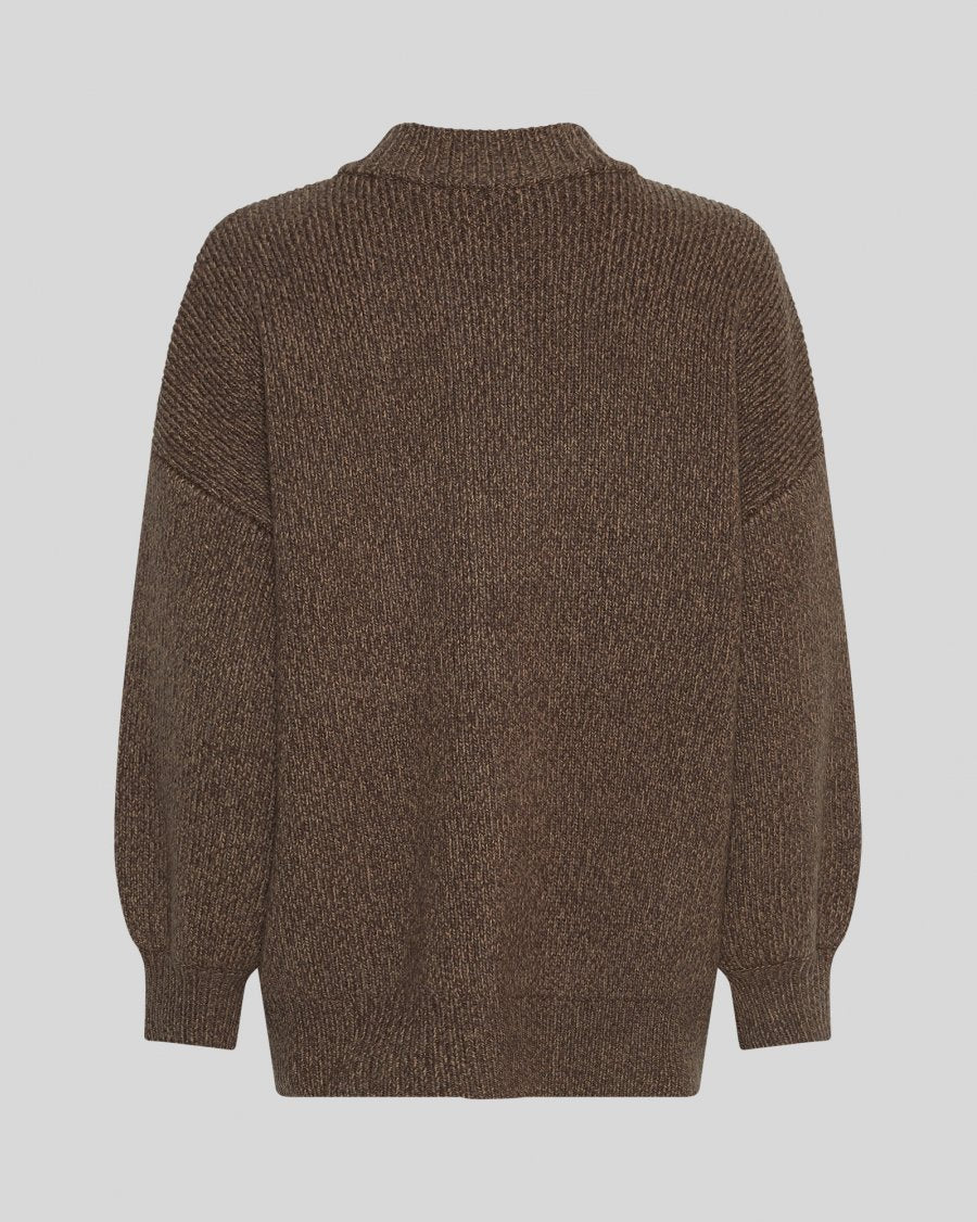 LISSI Knit Jacket - Brown