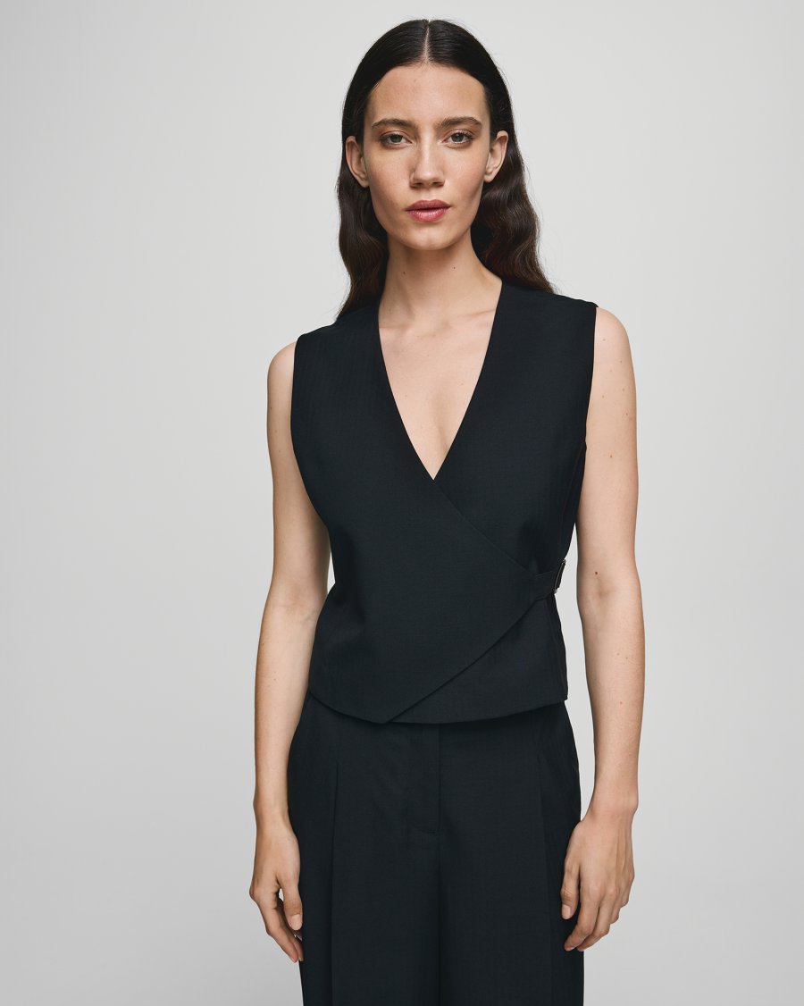 Machella Waistcoat - Black