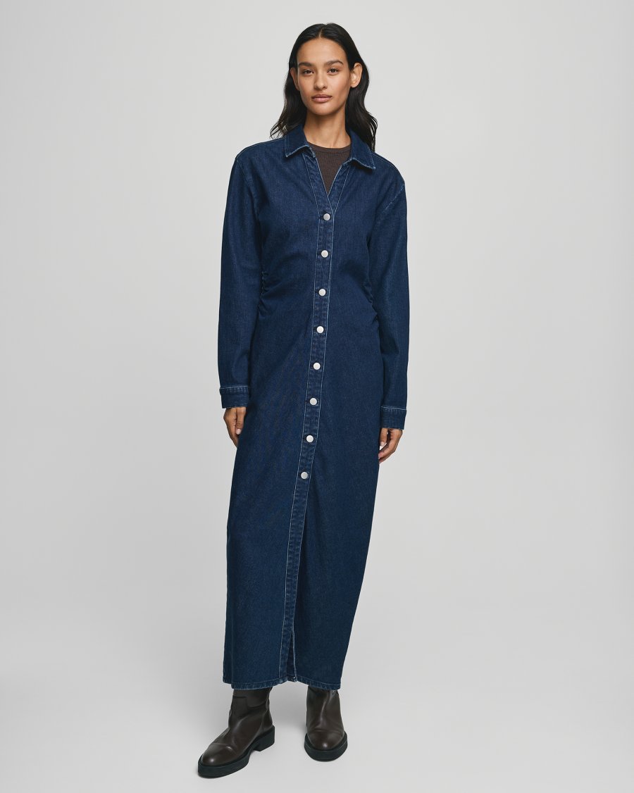 Mow Shirt Dress - Denim