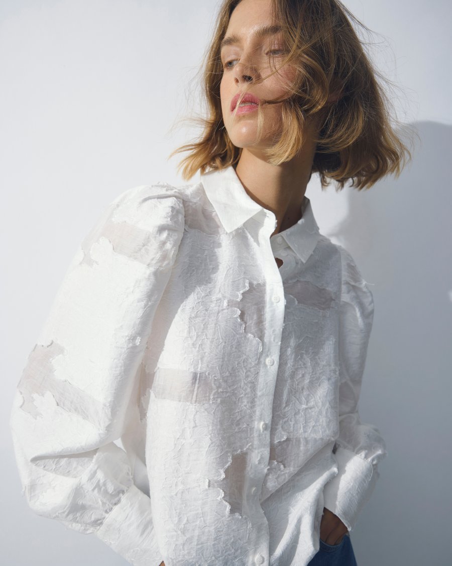 MSCHORKIDEA shirt EGRET