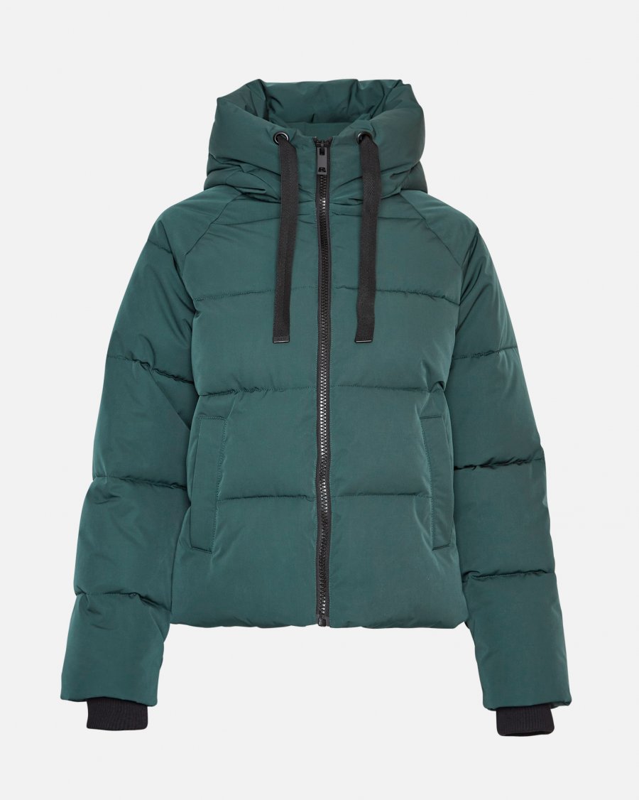PAVINE Down short jacket Pine grove