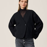 SYDEN Scarf Jacket BLACK