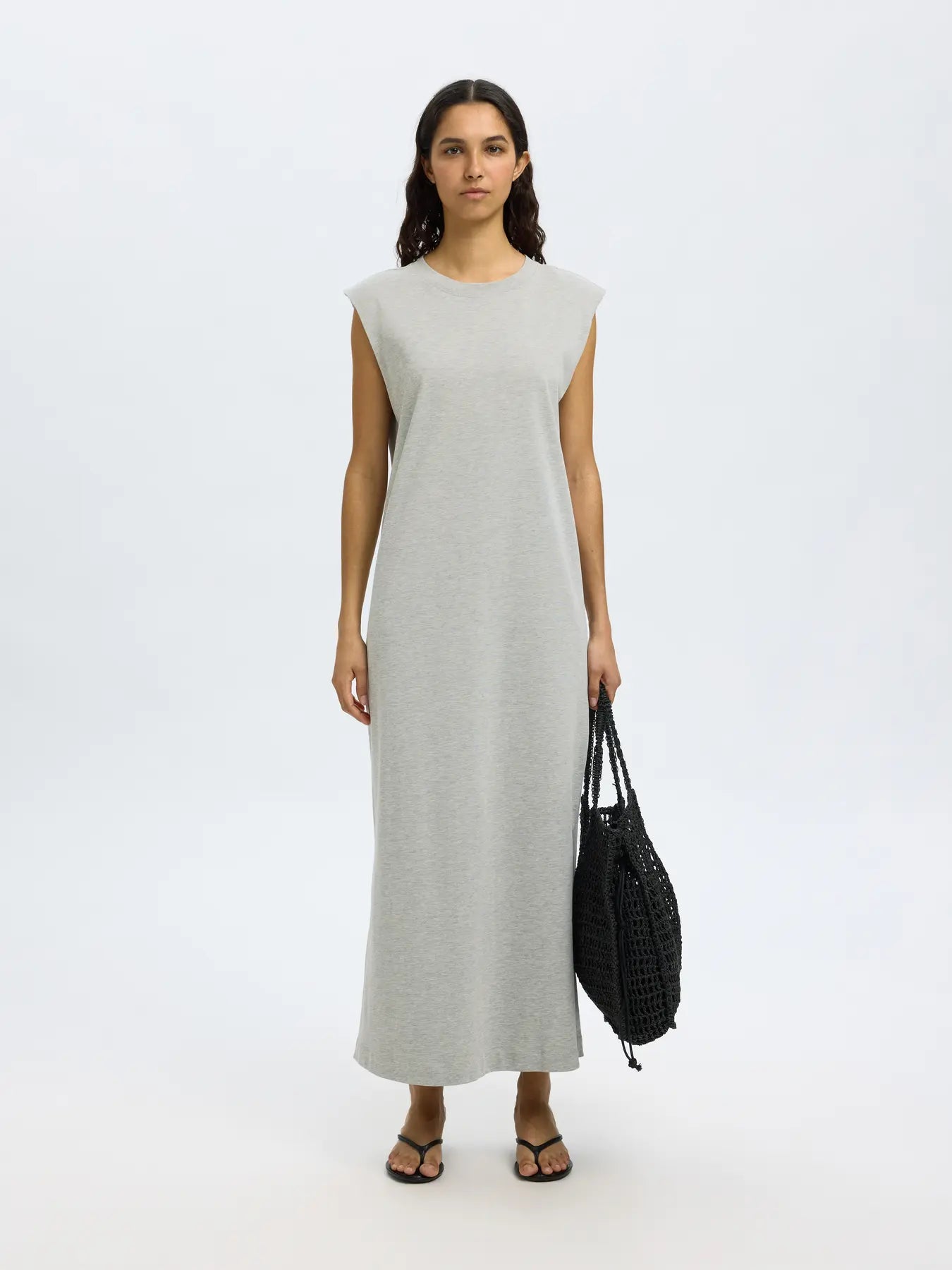 SLFHALLEY SL Ankle dress Grey