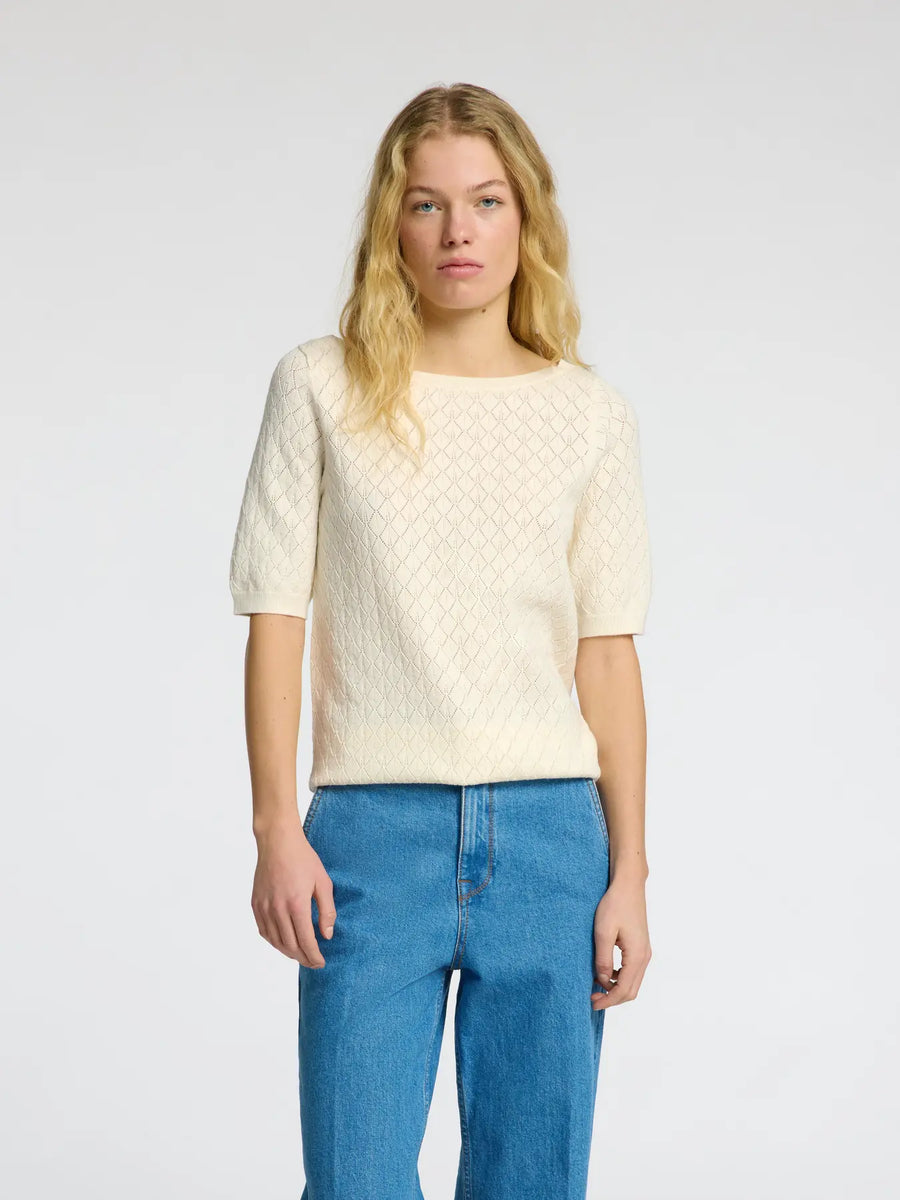 SLFHELEN Knit O-neck Birch