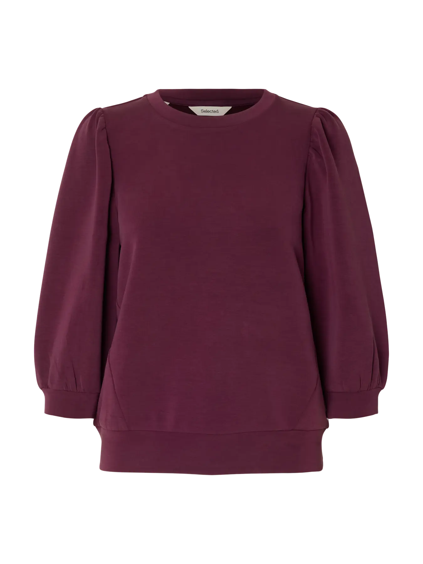 SLFTENNY 3/4 Sweat Top - Fig
