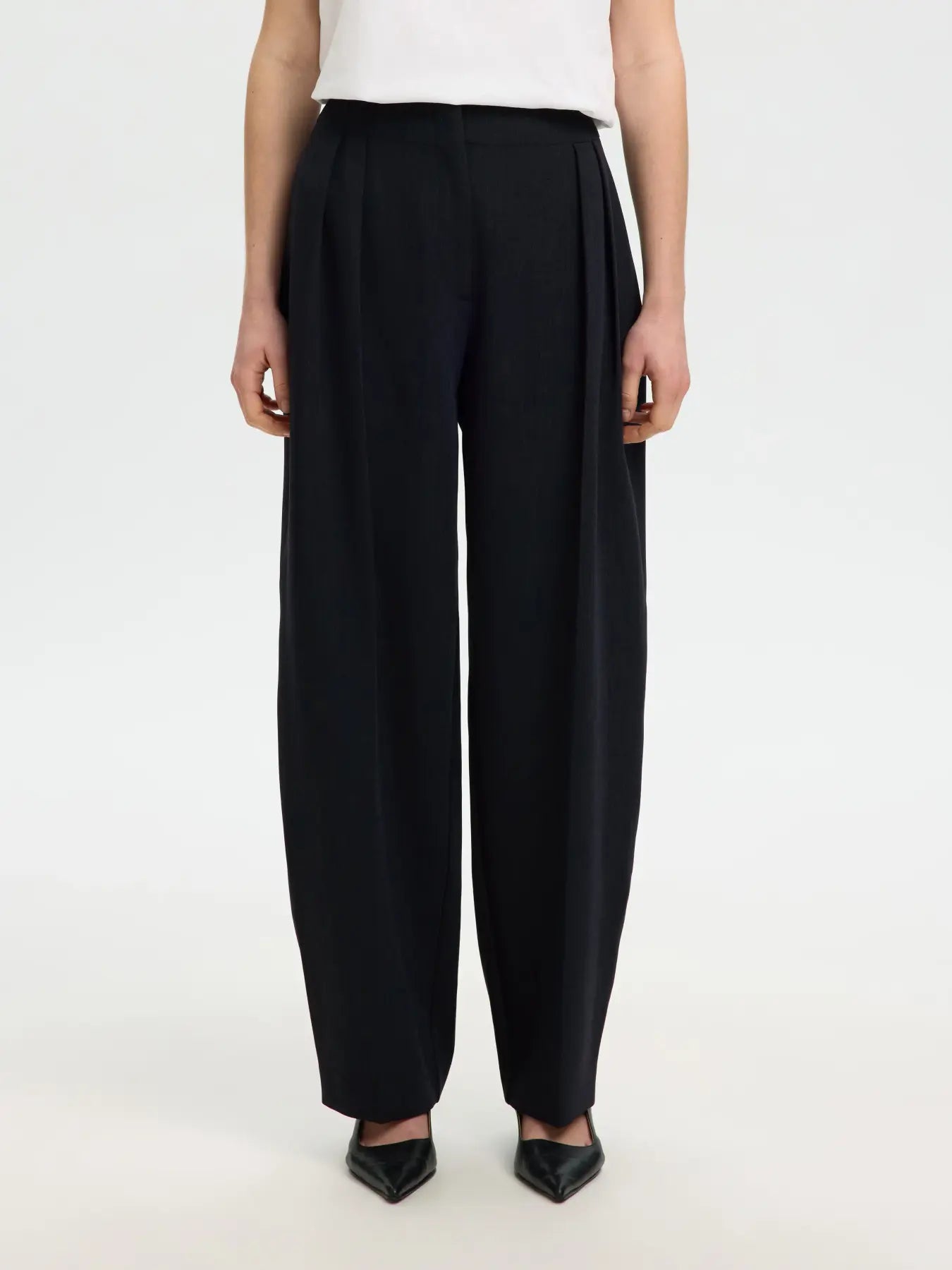 SLFRITA MW Barrel Pants Dark Sapphire