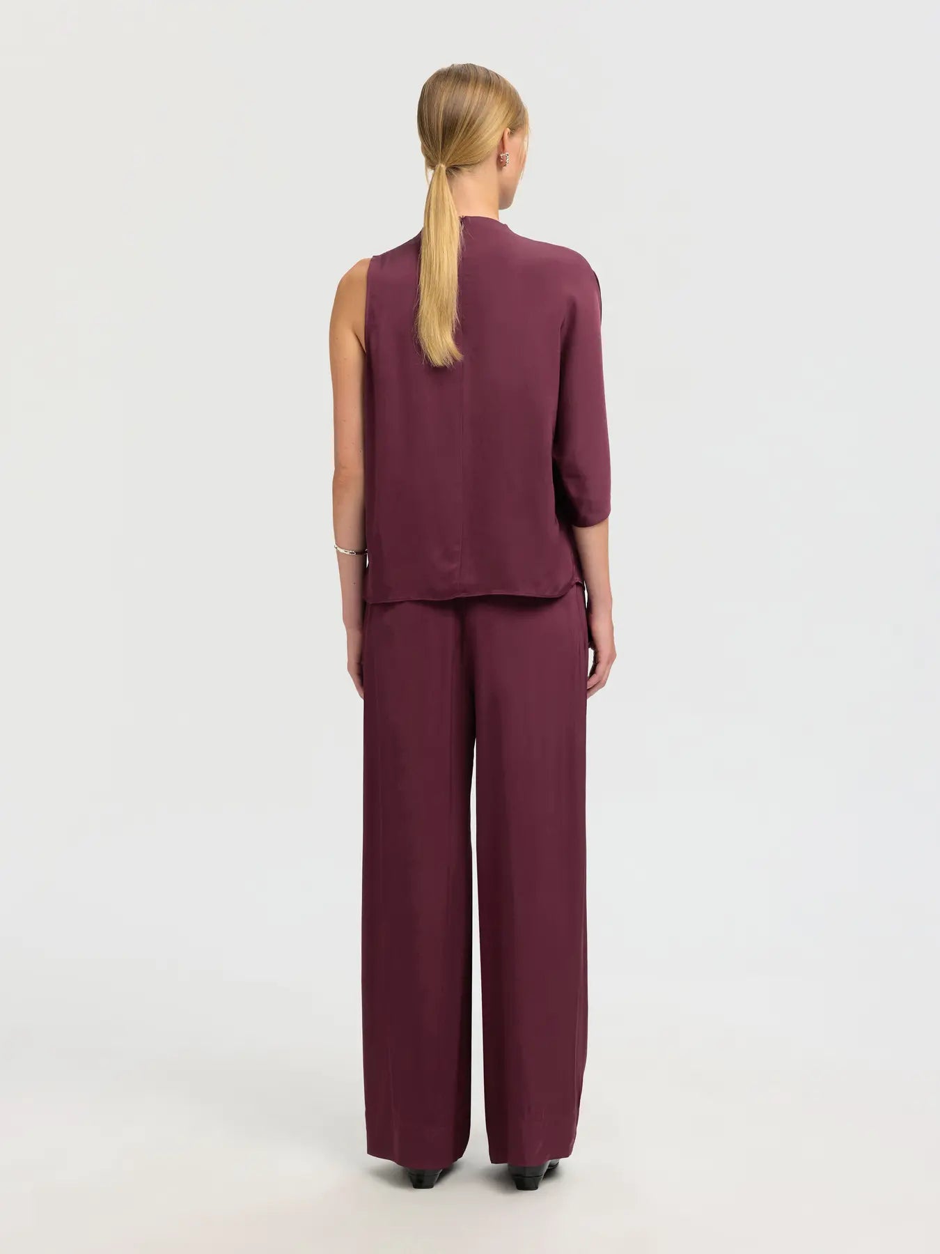 SLFLAURINA One Shoulder Top FIG