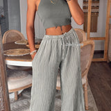 MALO Striped Pants KAKI