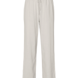 SLFVIVA GULIA hw long linen pants SANDSHELL